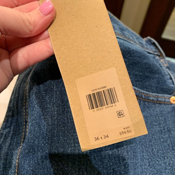 LEVIS Men’s Regular Jeans 36 x 34 NWT W36 L34 - Picture 7 of 8